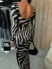 Autumn 2024 Street Style Irregular Split Dress for Women