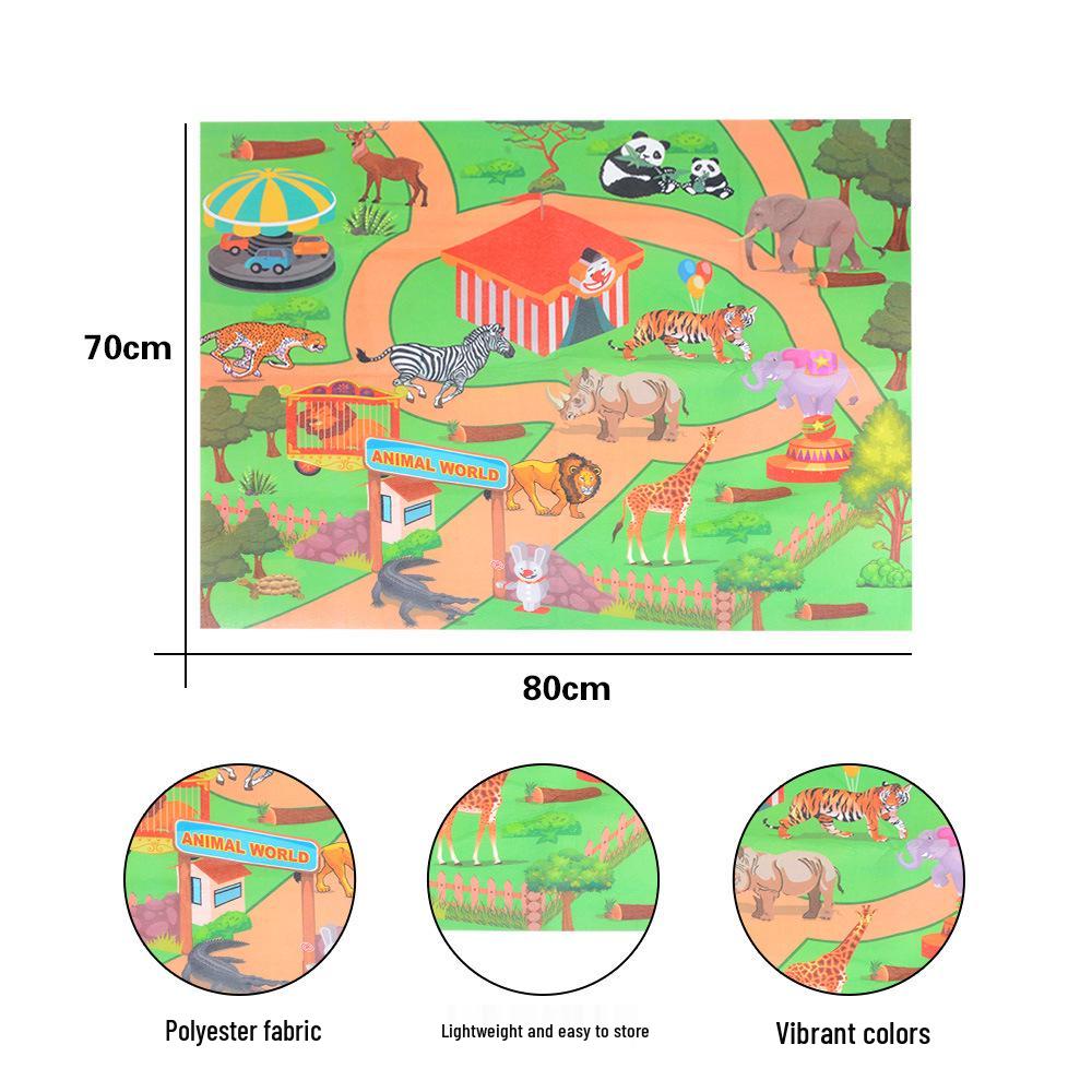 Educational Wildlife Simulation Model: Interactive Science & Cognitive Toy for Kids