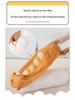 Velká plyšová hračka kapybara croissant bageta - Kreativní série pečení polštář