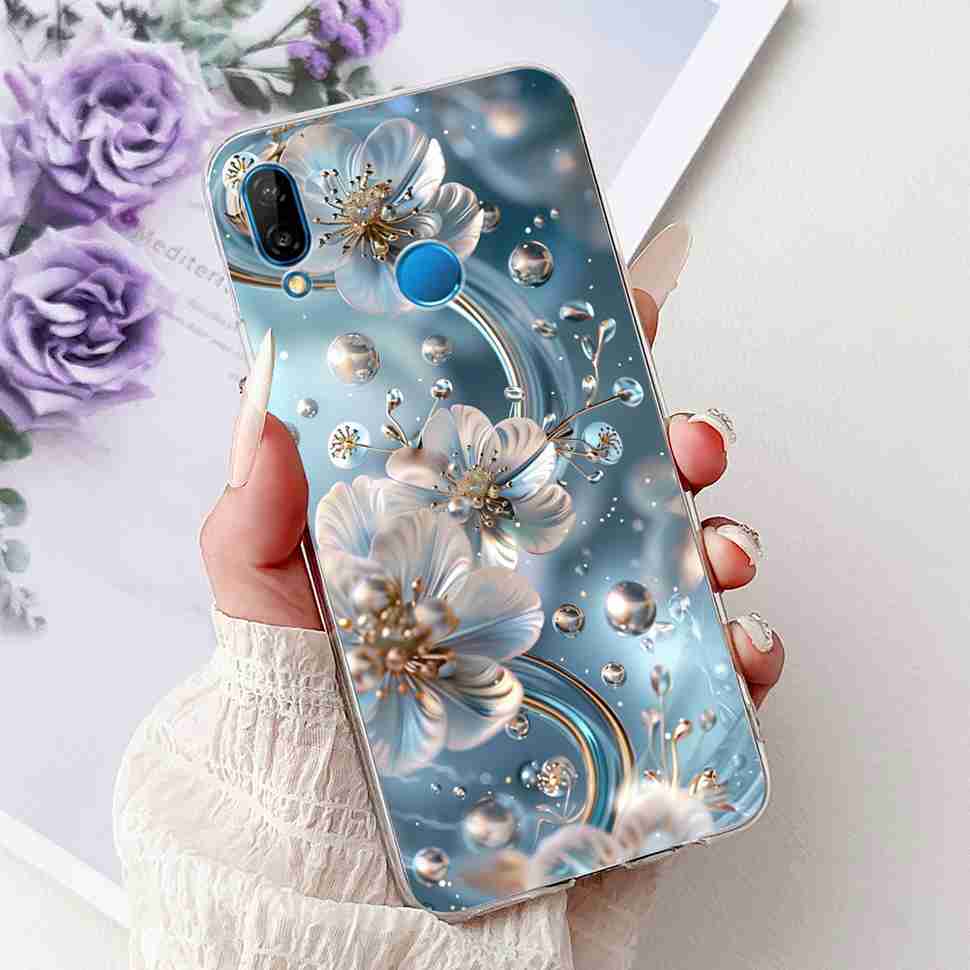 Protective Cases For Huawei P20 Lite ANE-TL00 Case New Cartoon Cat Print Silicone TPU Cover For Huawei P20 Lite ANE-LX1 Shell