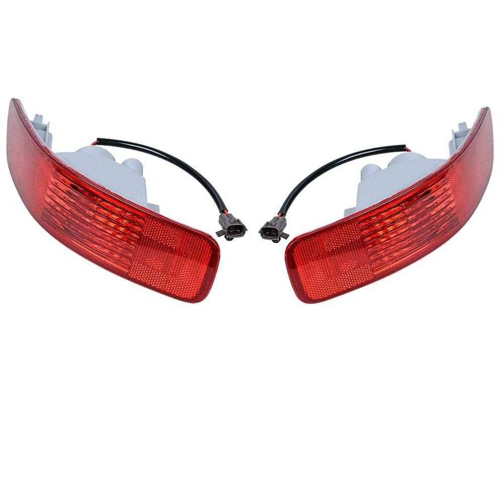Rear Bumper Fog Light Reflector Brake Light for Mitsubishi Outlander GT XLS Sport 2007-2012 Tail Stop Fog Lamp Turn Signal Lamp
