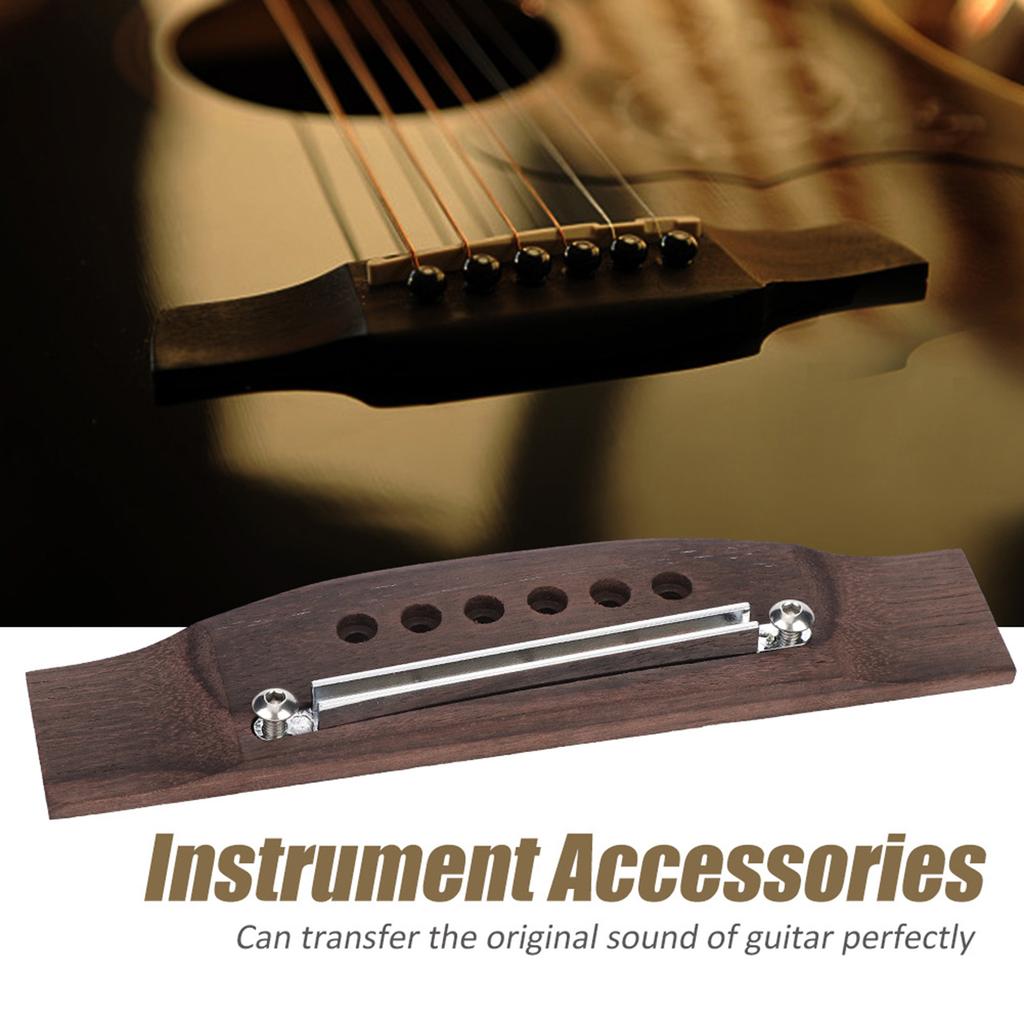 Sada na opravu sedlové matice dřevěné kytary pro 6strunnou lidovou kytaru