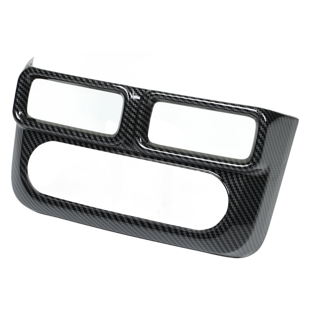 Kryt panelu centrálního ovládání klimatizace Tirm ve stylu uhlíkových vláken Náhrada pro Ford
