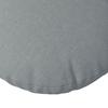 Seat Cushion 2 Pcs Light Grey Ø30 X 13 Cm Fabric