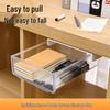 Portable Under-Desk Drawer Organizer: Invisible, Punch-Free Storage Box
