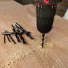 1pc Threepoint Wood Drill Bit High Carbon Steel Spiral 3 10mm Diameter & Length
