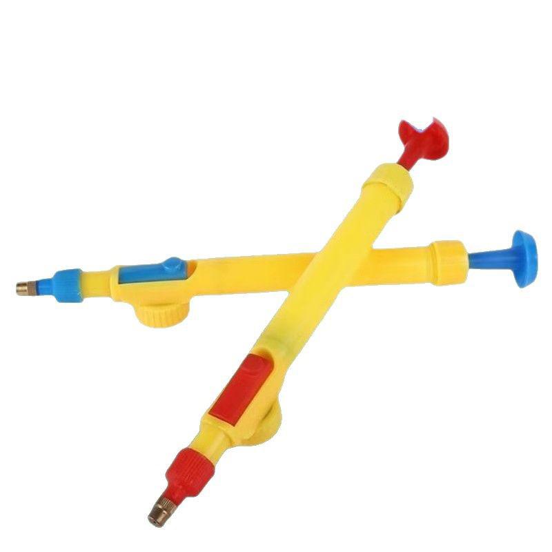 Randomly Select One Blue Red Manual High Pressure Air Pump Manual Sprayer Adjustable Drink Bottle Spray Head Nozzle Garden