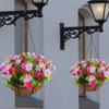 Affordable Price For Artificial Flowers Wall Decor Hanging Baskets Artificial Flowers Simulated Flower Hanging Basket