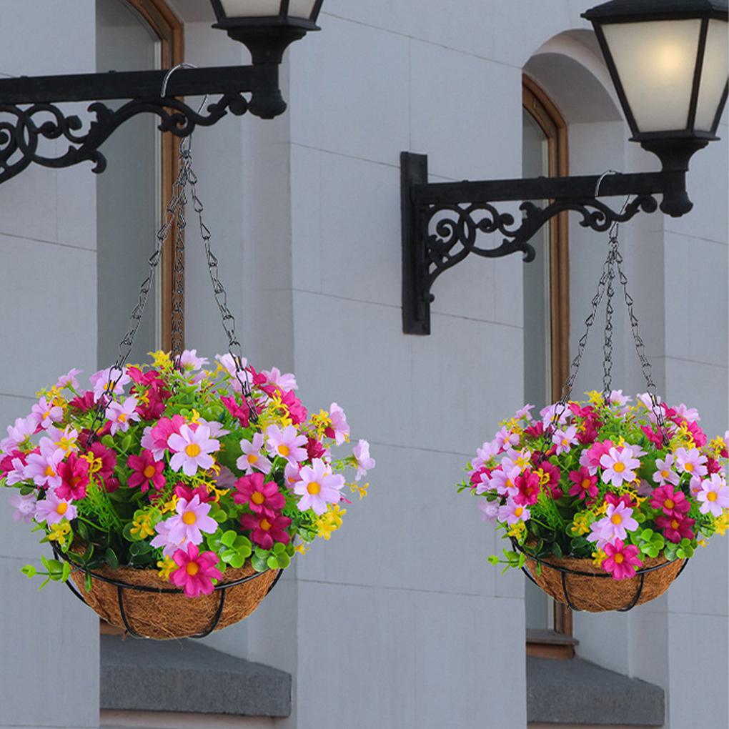 Affordable Price For Artificial Flowers Wall Decor Hanging Baskets Artificial Flowers Simulated Flower Hanging Basket