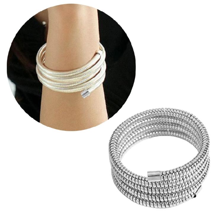 Wrap Arm Bracelet Flexible Stackable Bracelet Fashion Lightweight Wristband