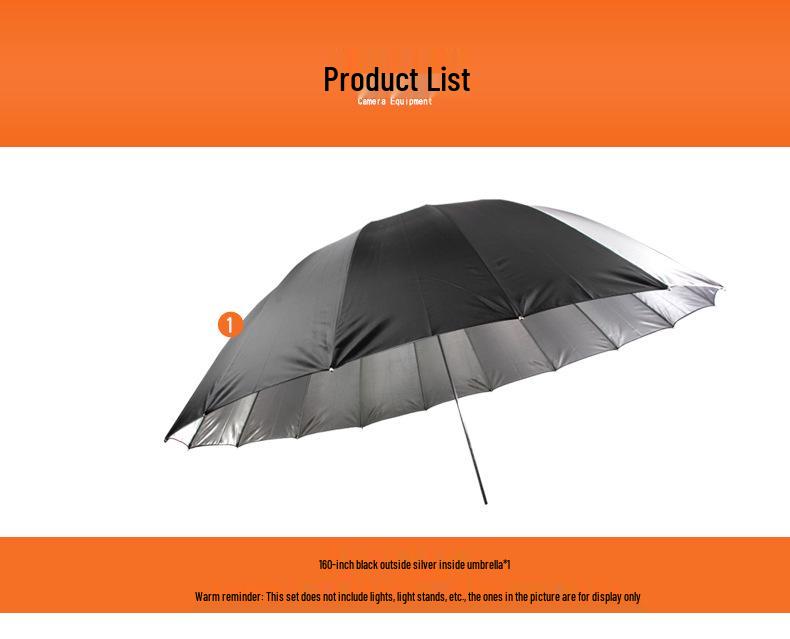 Godox 60" Black/White & Black/Silver Softbox Reflector Umbrella 150cm for Studio Portrait Photography Lighting