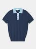 IKALOOK Life & Golf Button Collar Short Sleeve Knit Tee Cstee112