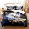 Kara No Kyoukai Bedding Set Cartoon Anime Three-piece Set Adult Kid Bedroom Duvetcover Sets 3D Kawaii Letto Matrimoniale
