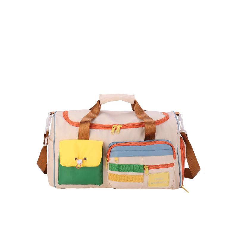 

Casual Color Matching Oxford Travel Bags Large Capacity High Quality Shoulder and Crossbody Bags for Women 2024 Designer Style бежевый