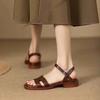 Women S Flat One Strap Roman Sandals Summer Casual