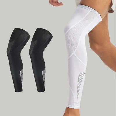 1 Paio Manicotto Compressione Gamba a Lunghezza Intera Sportivo Compressione per Uomo Donna, Corsa, Pallacanestro