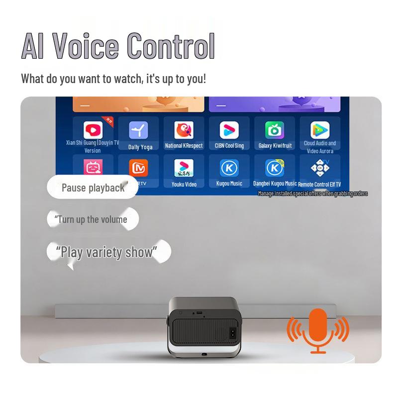 Portable Ultra HD Mini Projector for Smartphone Direct Projection