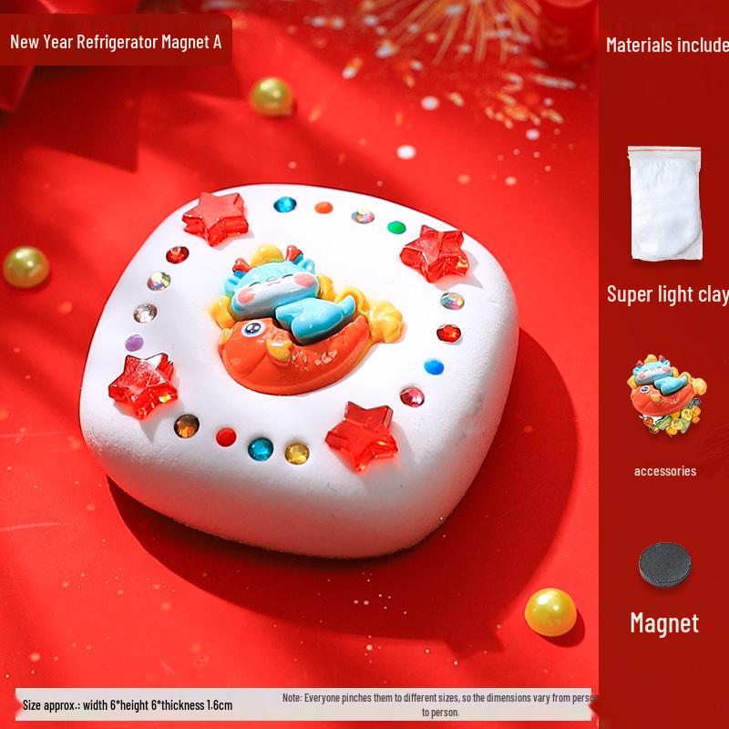 

Набор для создания магнитов на холодильник своими руками: Легкий пластилин для творческих художественных проектов родителей и детей