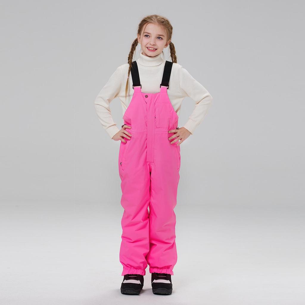 Kids' Winter Ski & Snowboard Bib Pants - Warm, Thick, and Snowproof