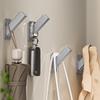 Stainless Steel No-Drill Wall Hook for Coats and Hats