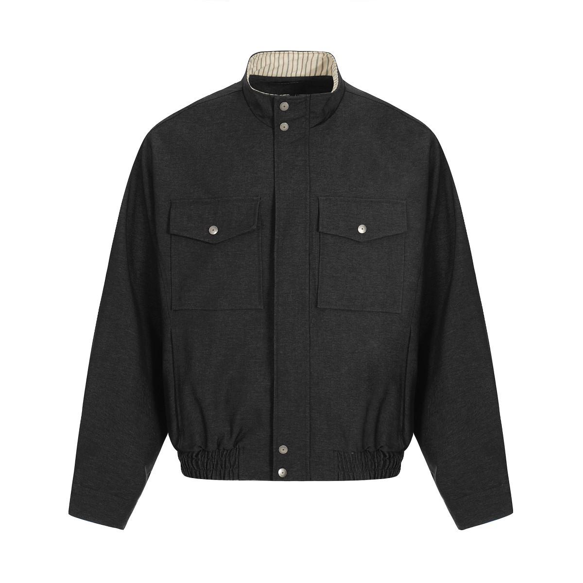 RUIIENRS x ARBENDO Весна 2026 Японское пальто свободного кроя с воротником-стойкой WT1427 Extra Large