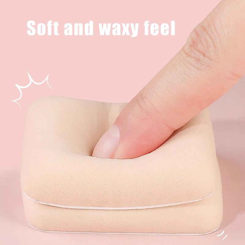 3 Pcs Dry Wet Usable Makeup Cosmetic Puff Sponge Cushion Puff for Foundation Powder Soft and Cute