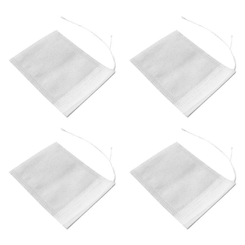 ABUL-800 Pcs Disposable Tea Filter Bags Empty Cotton Drawstring Seal Filter Tea Bags For Loose Leaf Teal(3.54 X 2.75 Inch)