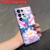 2DFlat Samsung Phone Case Pink Koi & Lotus Dream Applicable To Galaxy S22 S23 S24 S25ULTRA S26 A12 A13 A14 A15 A16