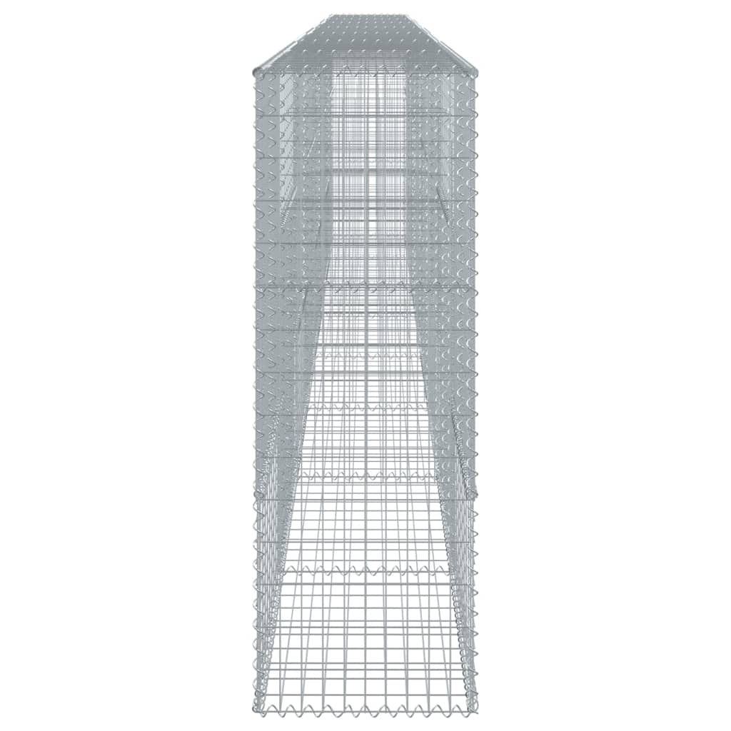 Gabion with Lid 800 X 50 X 150 Cm Galvanized Iron