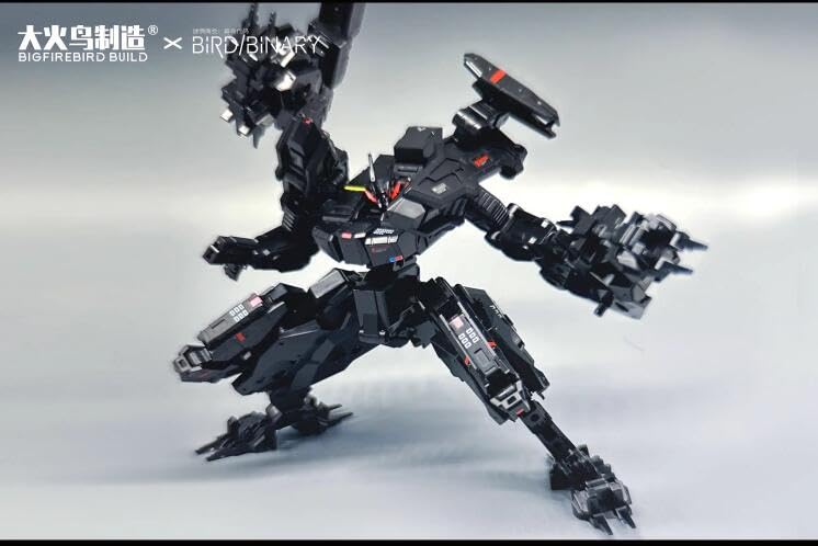 Daihicho Manufacturing BIGFIREBIRDBUILD BLACK CAT SMOKEY TIGER V Painted Alloy Movable Figure Body X2 "Smoke Tiger" "Flower" BV-02 "Deluxe Edition"