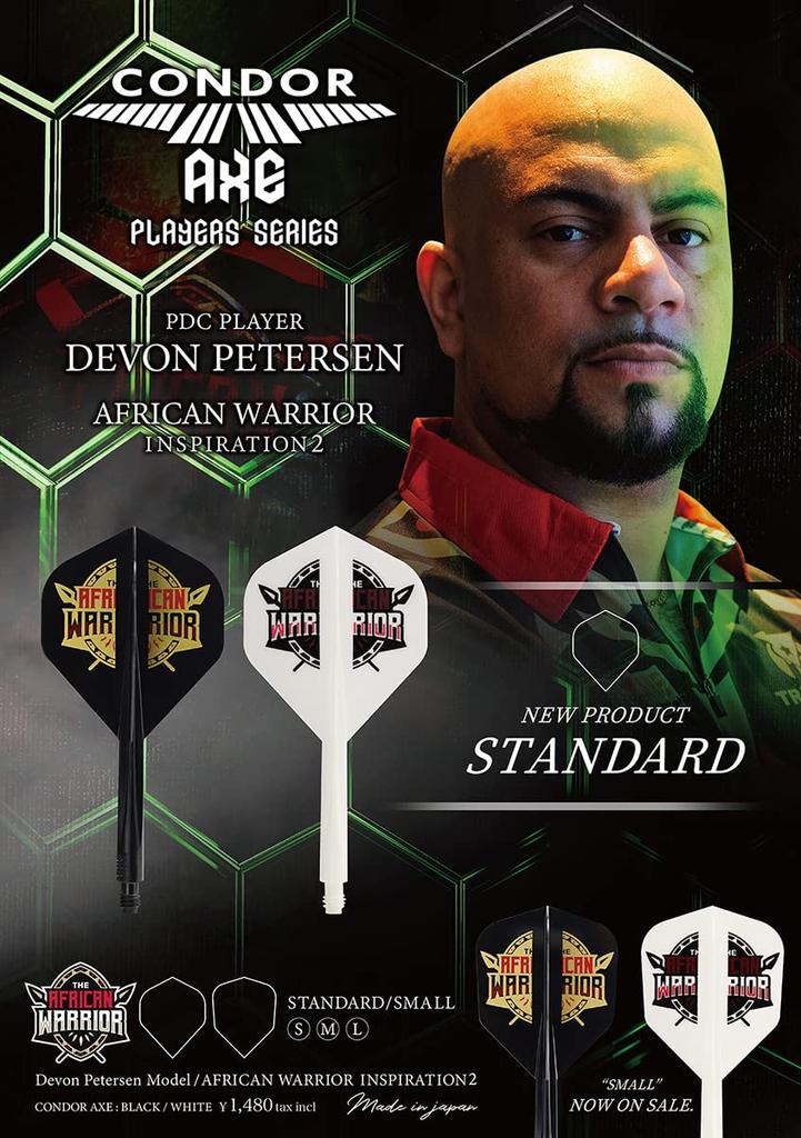 CONDOR Dart Flights Axe Inspiration2 Std Devon Model S black A.W