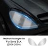 TPU Car Headlight Film For Mercedes Benz SLK R171 2004 2005 2006 2007 2008 2009 2010 Paint Protection Anti-scratch Accessories
