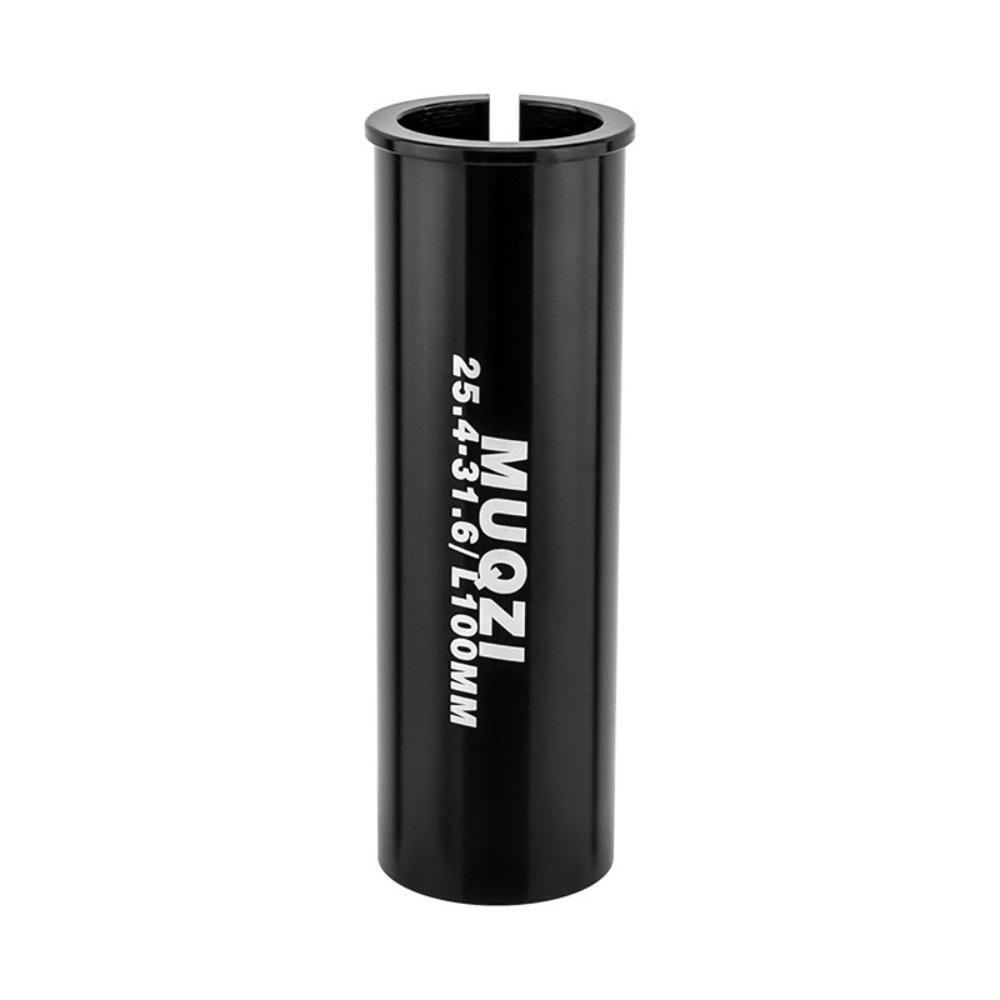 

Black Seat Post Tube Conversion Aluminum Alloy Bike Seatpost Adapter Seat Tube Reducing Sleeve 25.4-31.6MM