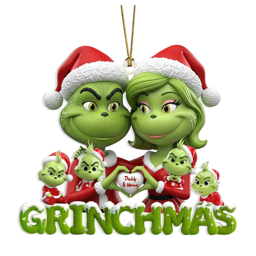 Christmas Tree Decorations - Funny Christmas Tree Ornaments - Funny Green Doll Christmas Pendant Ornaments Indoor Home Party Gifts