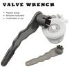 Nylon Spiral Valve Wrench with 8 Holes for Use with For Inflatable Boats Kayaks and Paddleboards Featuring Comfortable Grip