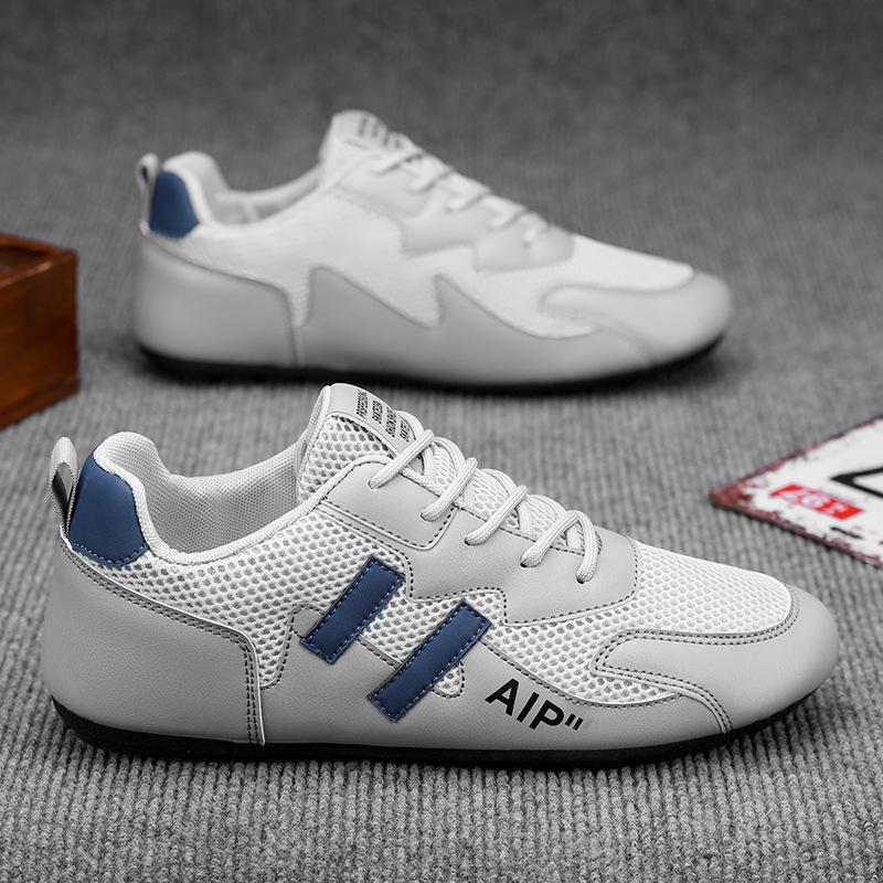 

Весенняя мужская обувь новая дышащая сетчатая белая обувь мужская трендовая универсальная на плоской подошве повседневная одинарная обувь спортивная обувь для скейтборда мужская 44