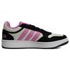 Adidas Neo Hoops 3.0 Lifestyle Fabric Non-Slip Durable Low-Top Skate Shoes Women Sneakers Black White Pink HP6907