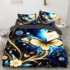 Luxury Flower Bedding Set Famous Anime Duvet Cover Sets Comforter Bed Linen Twin Queen King Single Size Dropshipping Gift