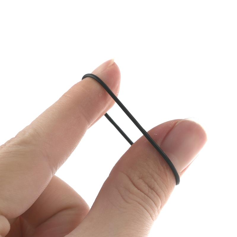 20Pcs 1.5mm Cassette Tape Rubber DVD Cassette Tape Recorder Turntable Strap Belt Durable Rubber Belts