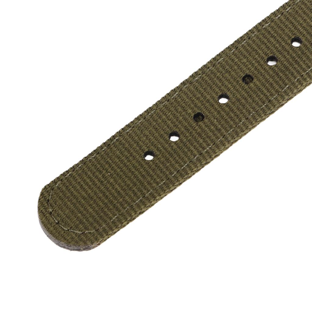 Digital Sport Watch Canvas Strap Luminous Waterproof Retro Sport Watch for Outdoor Sports Green