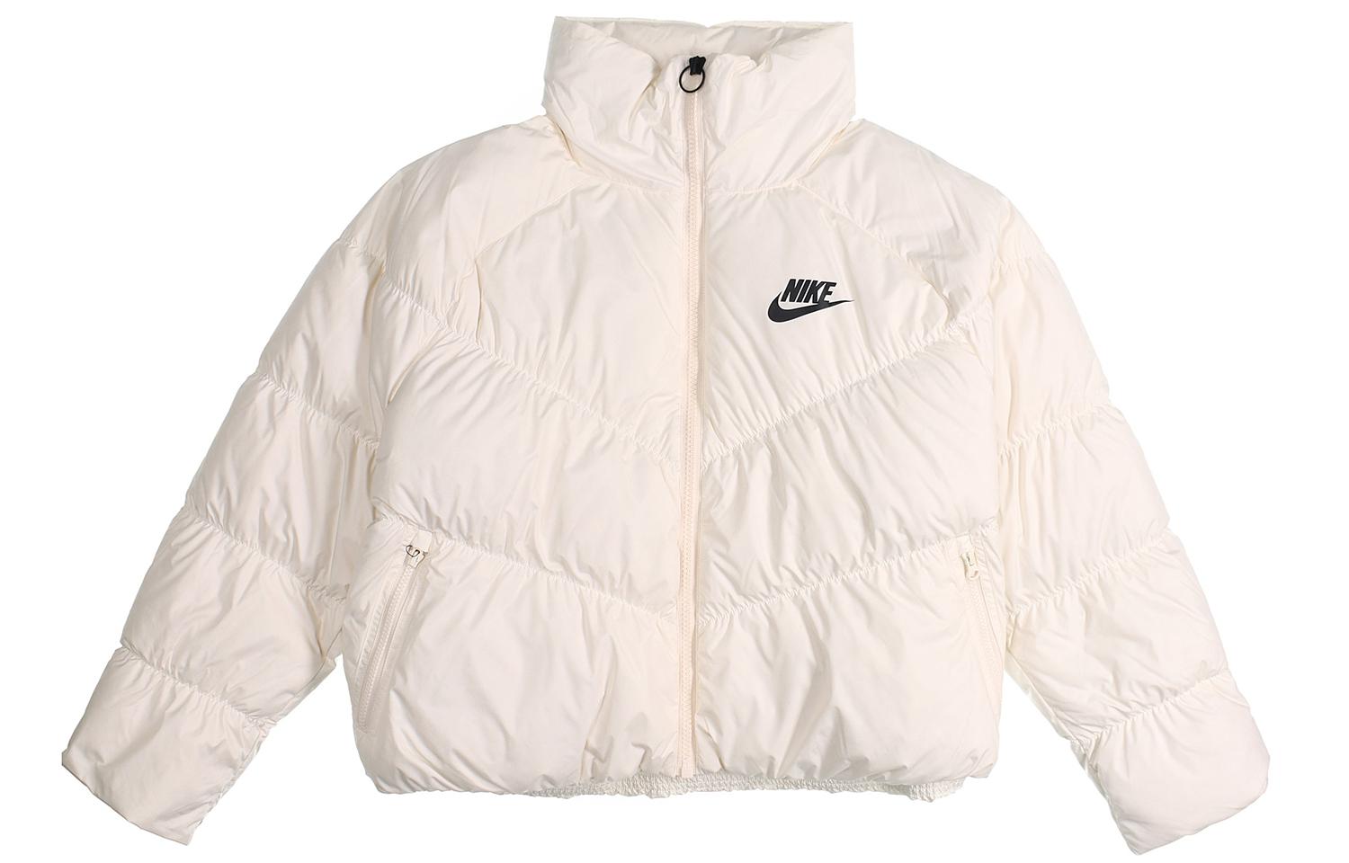 Nike Down Jacket Asia Version, Winter Women s Light Ivory White BV2880-110 XL