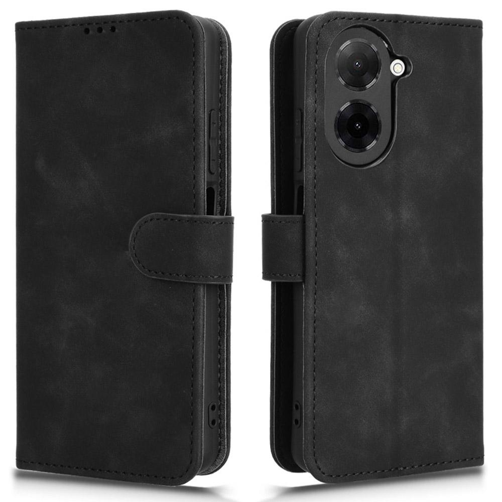 For Xiaomi Redmi A5 4G (171.7mm)/Poco C71 4G Leather Case Skin Feel Anti Drop Wallet Flip Phone Cover