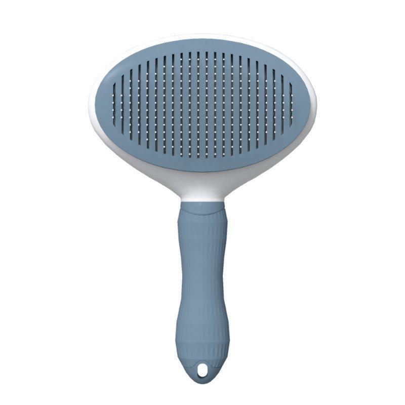 Press-to-Remove Hair Pet Comb, Styling Cat Comb, Automatic Hair Removal Grooming Dog Comb
