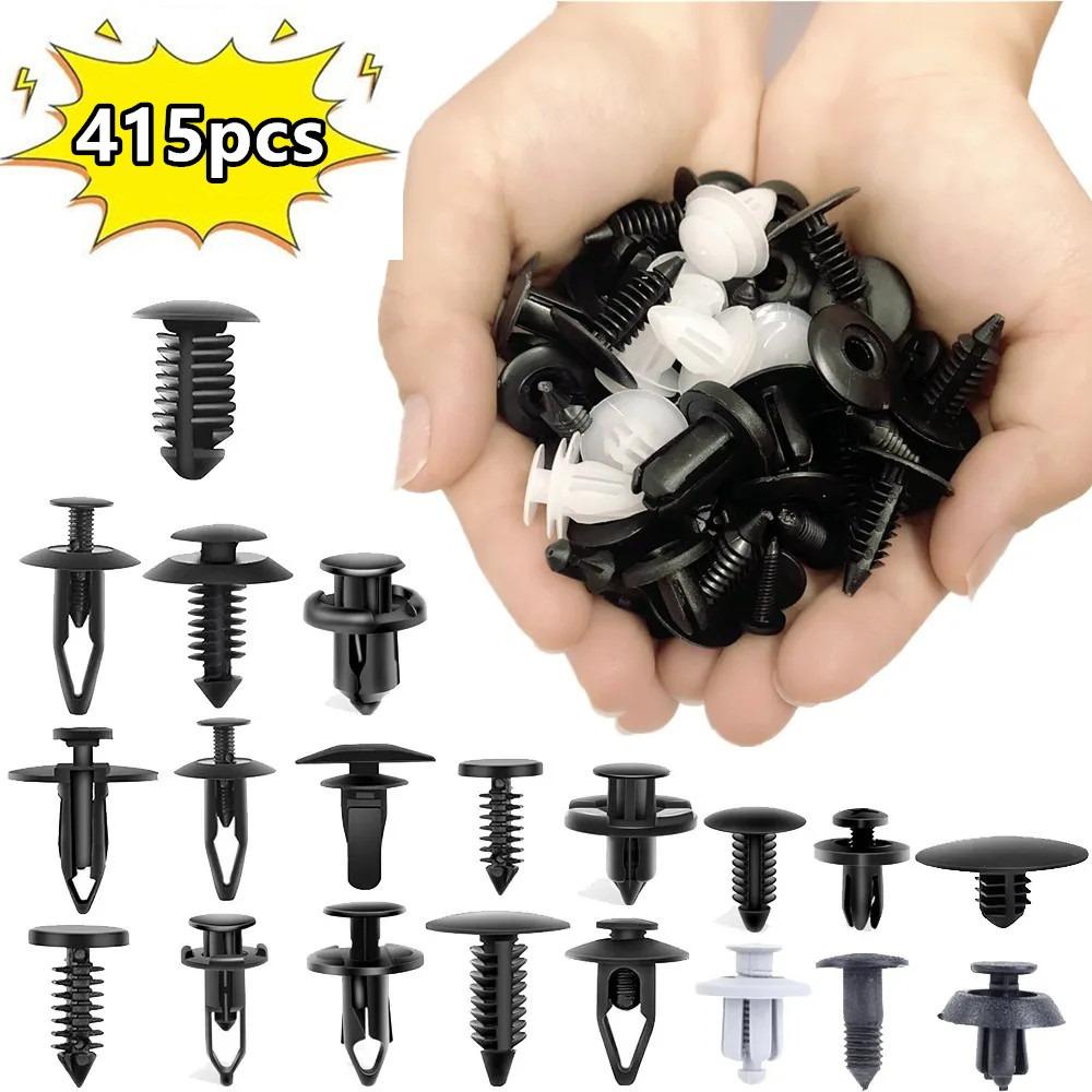 Mixed Car Bumper Fender Rivet Clips Screw Plastic Fastener Clip for Door Trim Panel Retainer Fastener Kit Car Accessories