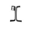 3Pcs Carbon Fiber Door Control Panel Sticker Cover Trim For Fiat 500 2012-2015