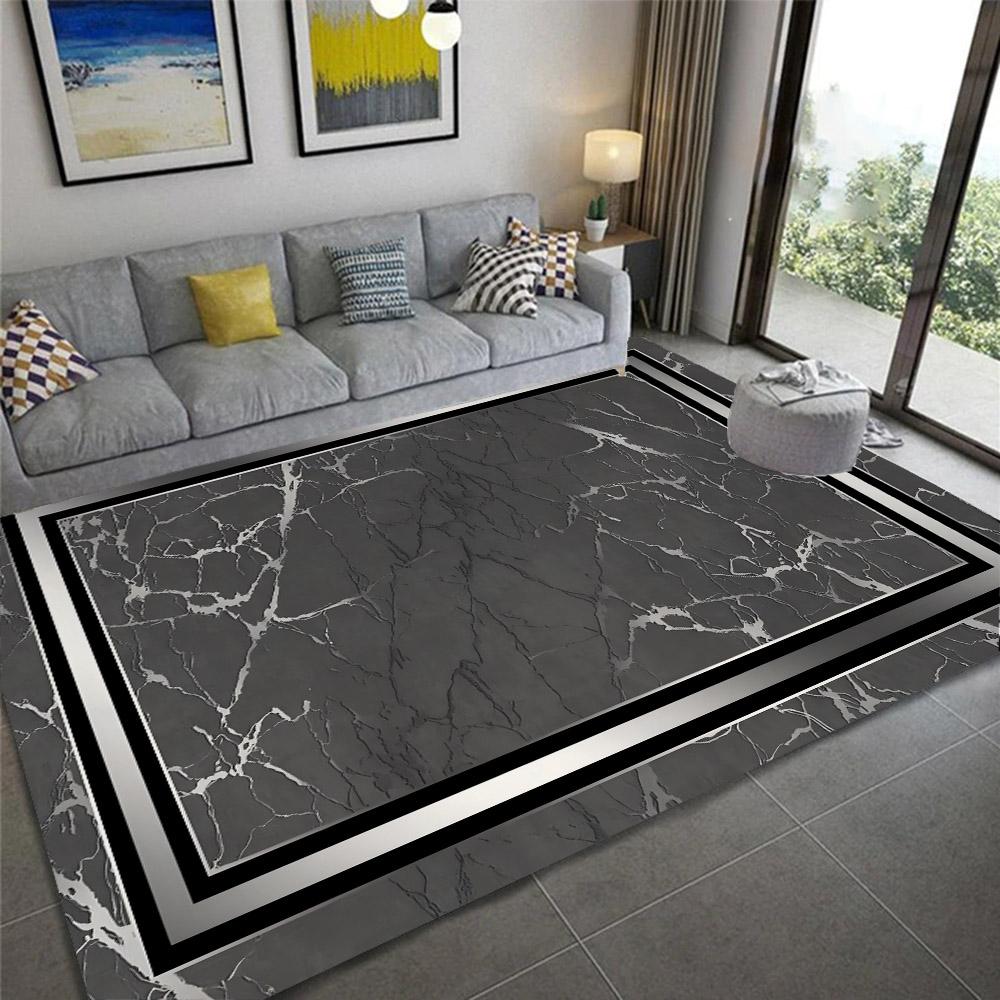 

Washable Modern Area Rug Geometric Carpet for Living Room Bedroom Machine Washable Non Slip Non Shedding Floor Mat 40X60cm-16x24in
