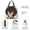 Osamu Dazai Bungo Stray Dogs Anime Insulated Lunch Bag for Women Kids Portable Food Boxes Thermal Lunch Box Tote