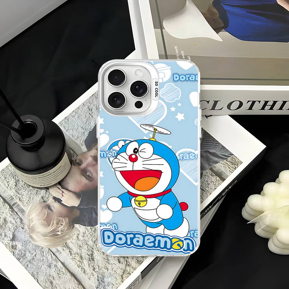 Cartoon D-Doraemons Phone Case For IPhone 16 15 14 13 12 11 Pro Max 17 Plus Colorful Cover