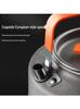 Portable Camping Cookware Set: Outdoor Pot, Cassette Stove, Hanging Pot, Picnic Tableware, and Cooking Utensils.