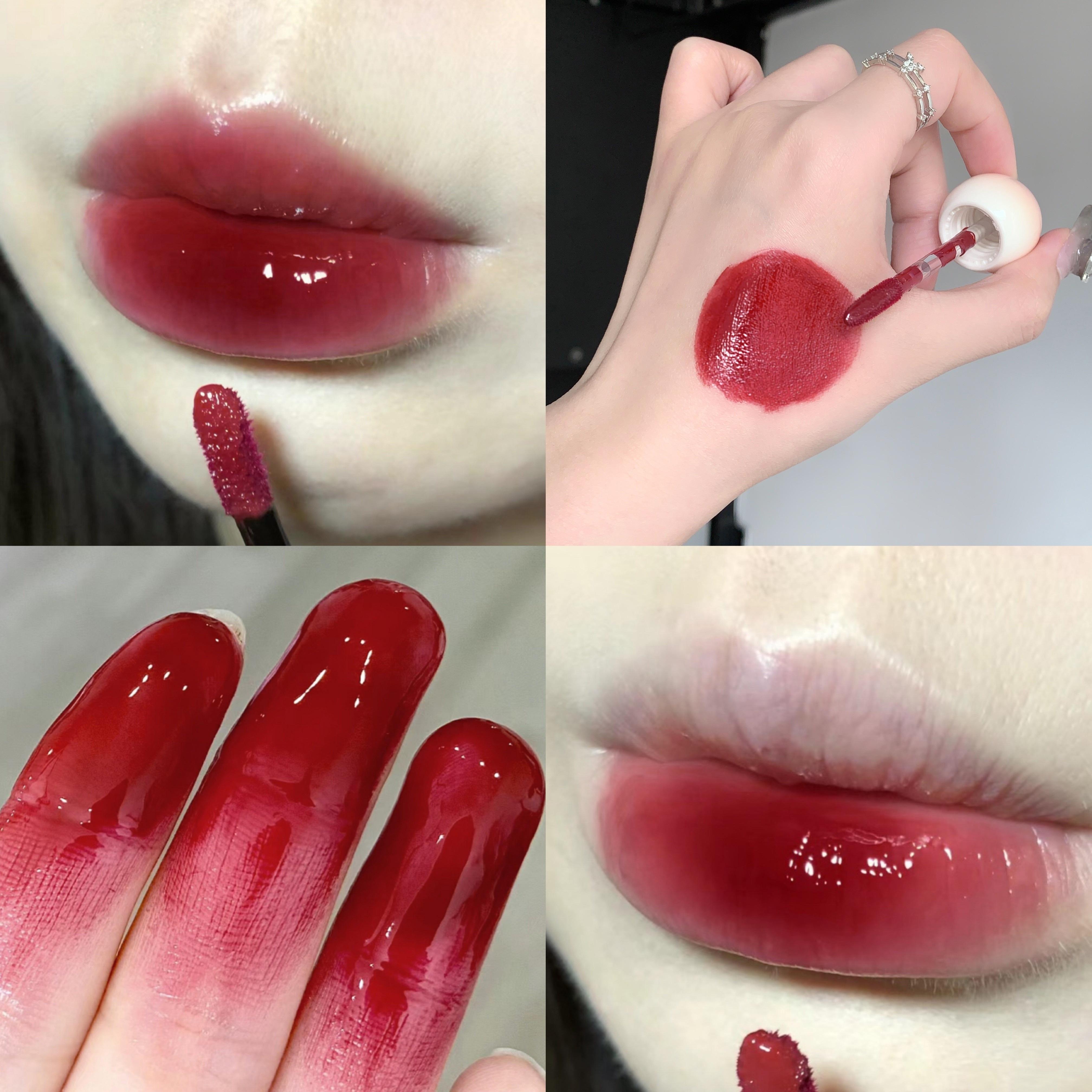 

Блеск для губ Berry Cream Увлажняющая губная помада, блеск для губ Glass-Like Shine, улучшает тон кожи, идеально подходит для ежедневного макияжа 3#
